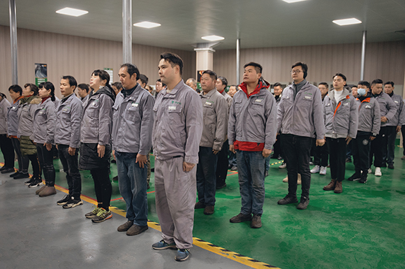 一元炉业11月份《积分表彰大会》